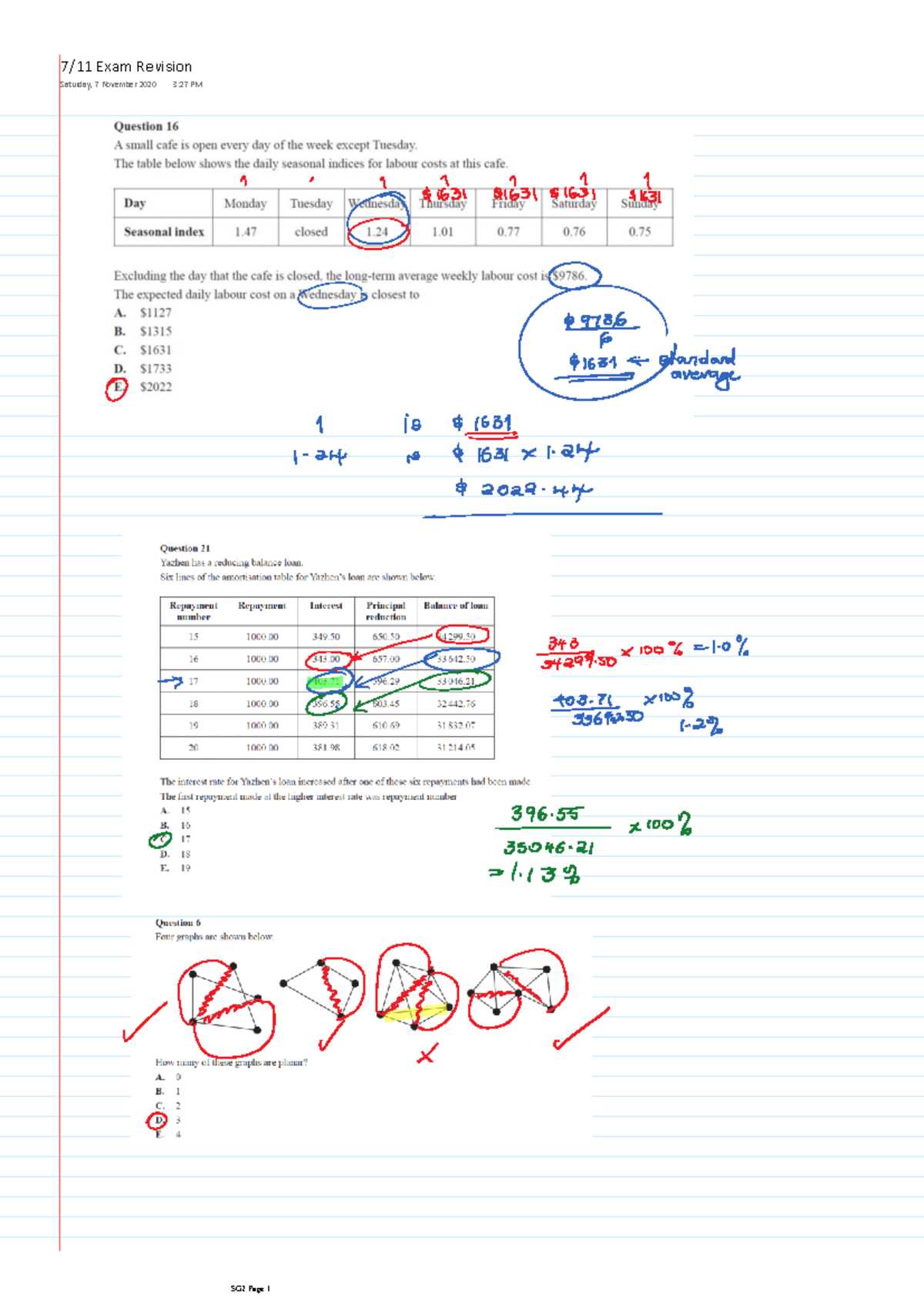 go math 6th grade lesson 2.3 answer key