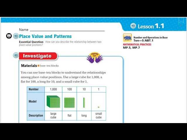 go math grade 5 answer key chapter 1.1 answers go math grade 5 answer key chapter 1.1 answers