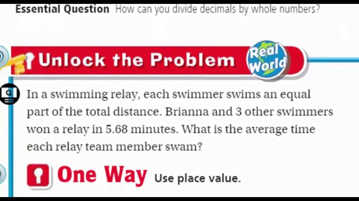 go math lesson 5.6 answer key