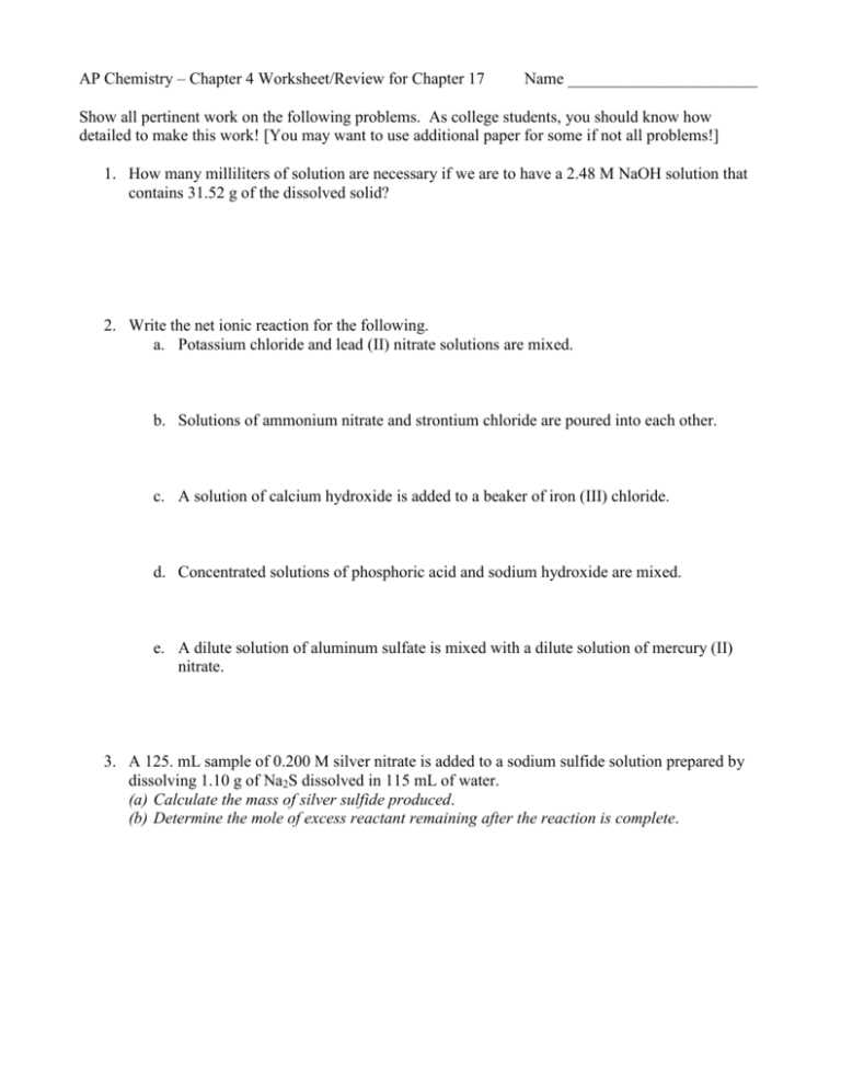 chemistry 115 practice problems answers key chemistry 115 practice problems answers key