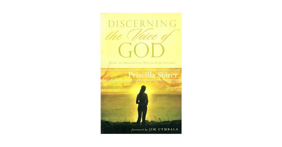 discerning the voice of god answer key