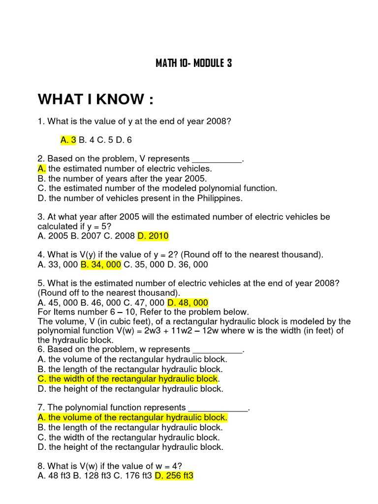 grade 8 math module answer key 2nd quarter