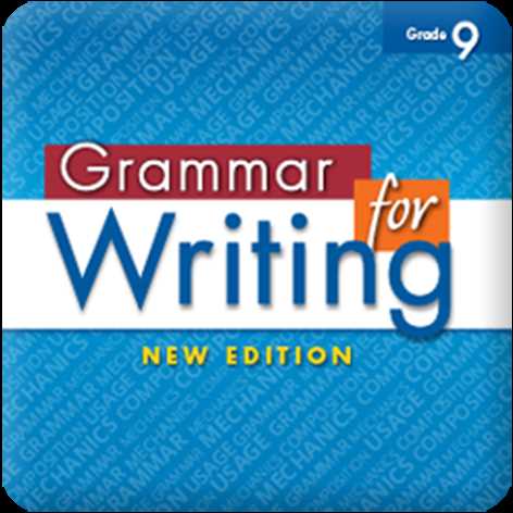 grammar for writing grade 10 answer key