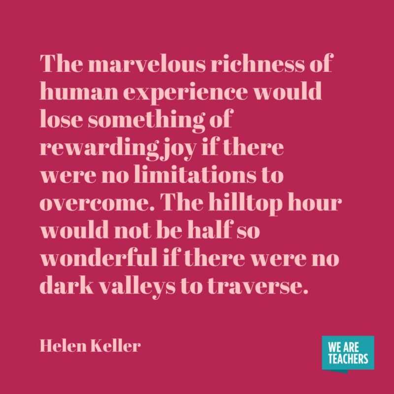 great minds helen keller answer key