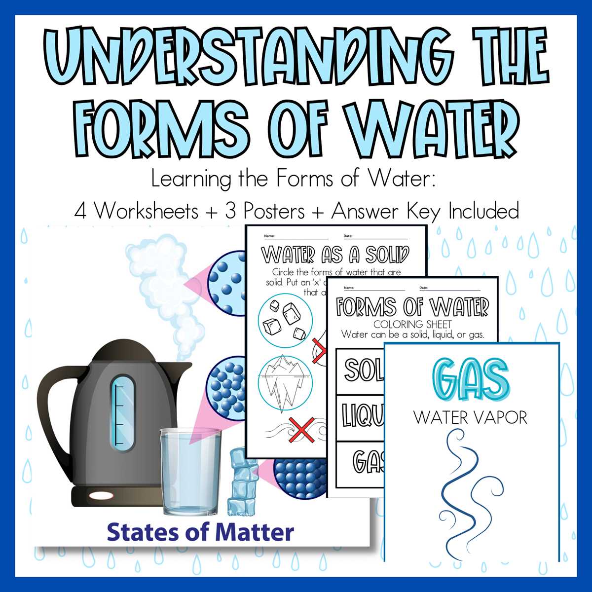 different forms of water answer key