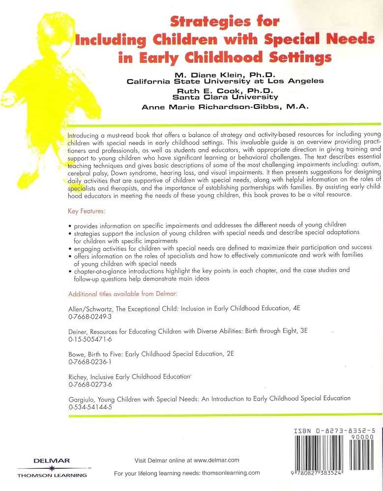 guiding children with special needs answer key