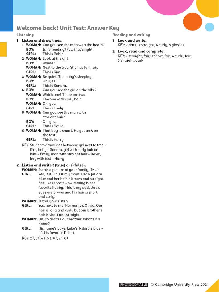 student book grade 4 answer key