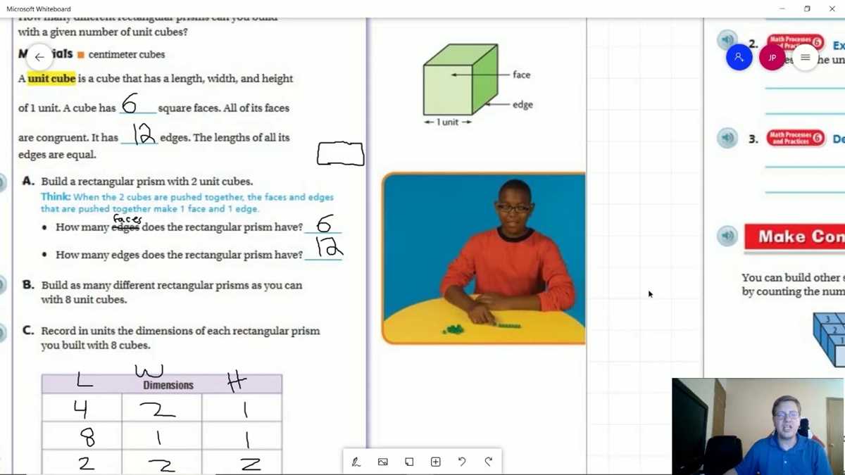 unit cubes and solid figures lesson 11.5 answer key