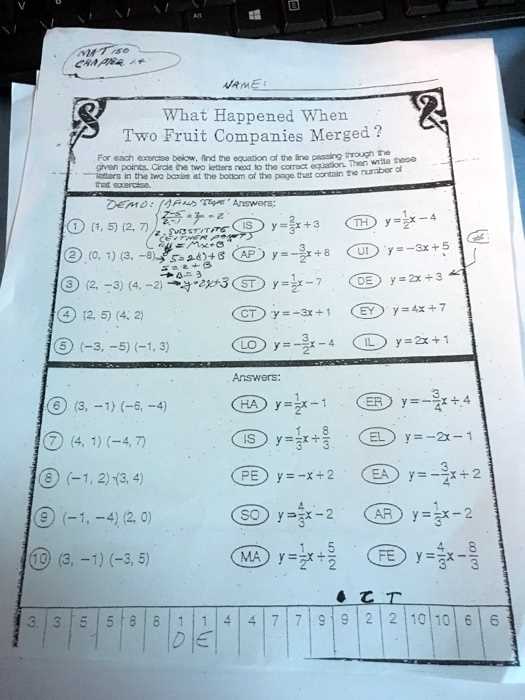what happened when two fruit companies merged answer key