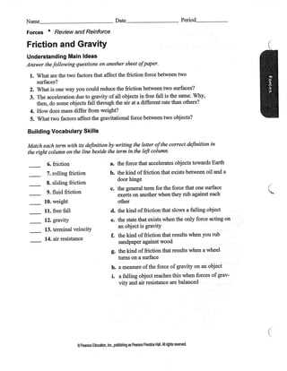 high school physics friction worksheets answer key high school physics friction worksheets answer key
