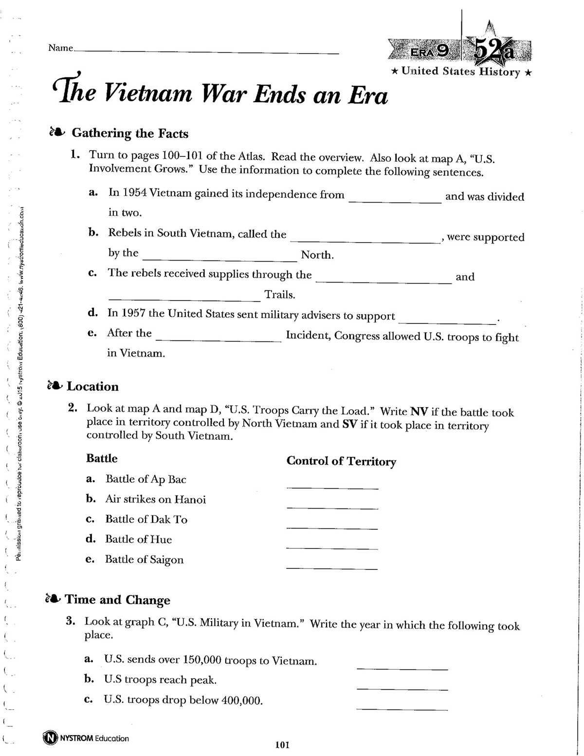 history blueprint vietnam answer key