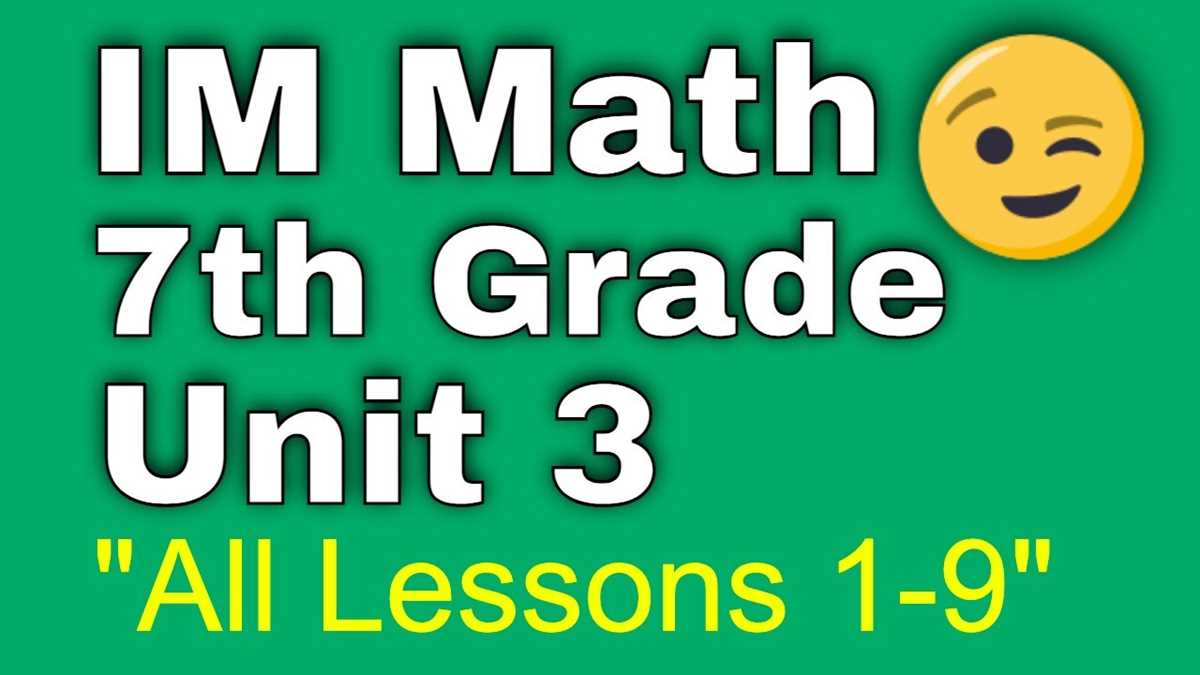 open up resources grade 7 answer key unit 3