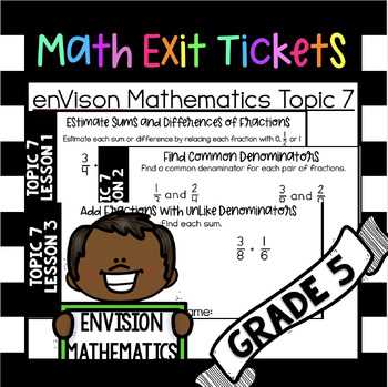 topic 7 lesson 7 5 answer key