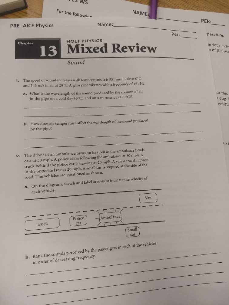 holt physics section review answer key
