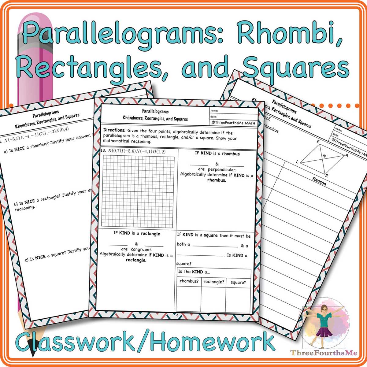 homework 5 rhombi and squares answer key