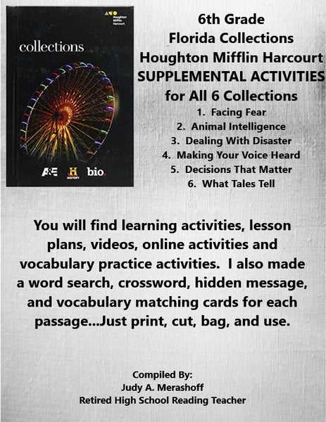 houghton mifflin harcourt collections grade 6 answer key