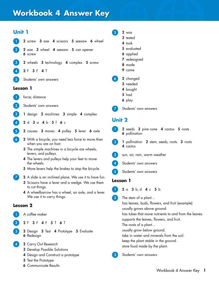 houghton mifflin harcourt publishing company science answer key 4th grade