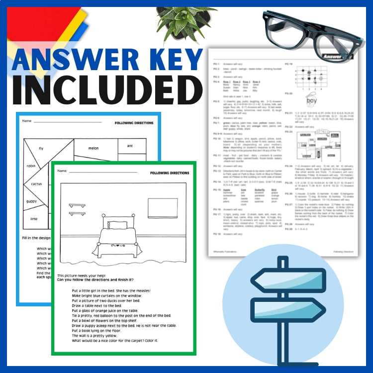 how well do you follow directions answer key how well do you follow directions answer key