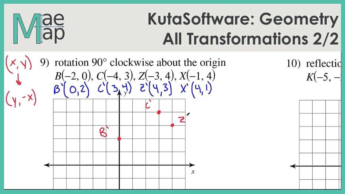 kuta software infinite geometry translations answers key