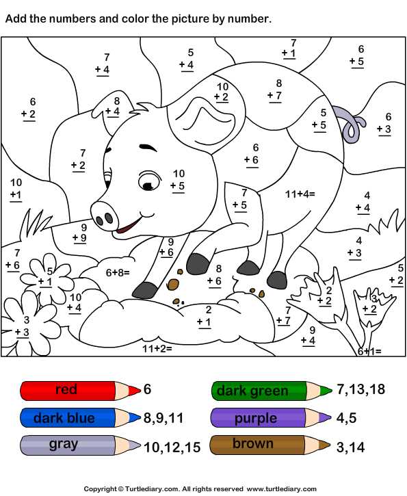bullet color key pig worksheet answers