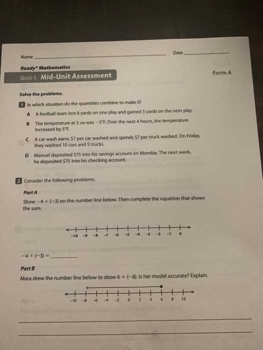 i ready classroom mathematics grade 7 volume 1 answer key