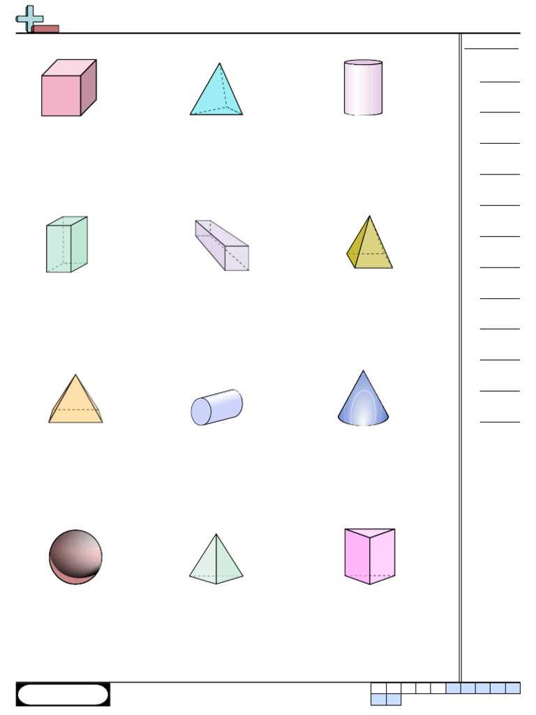 identify each solid figure answer key