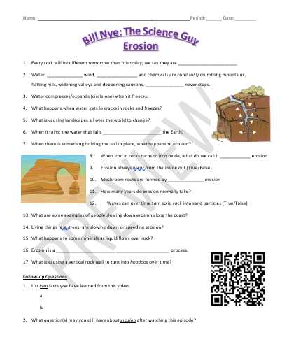 bill nye the science guy fossils answer key