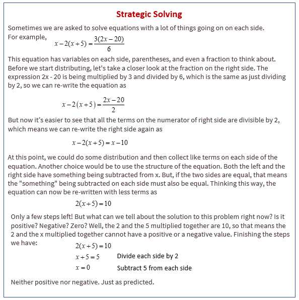 lesson 6 what is a solution answer key