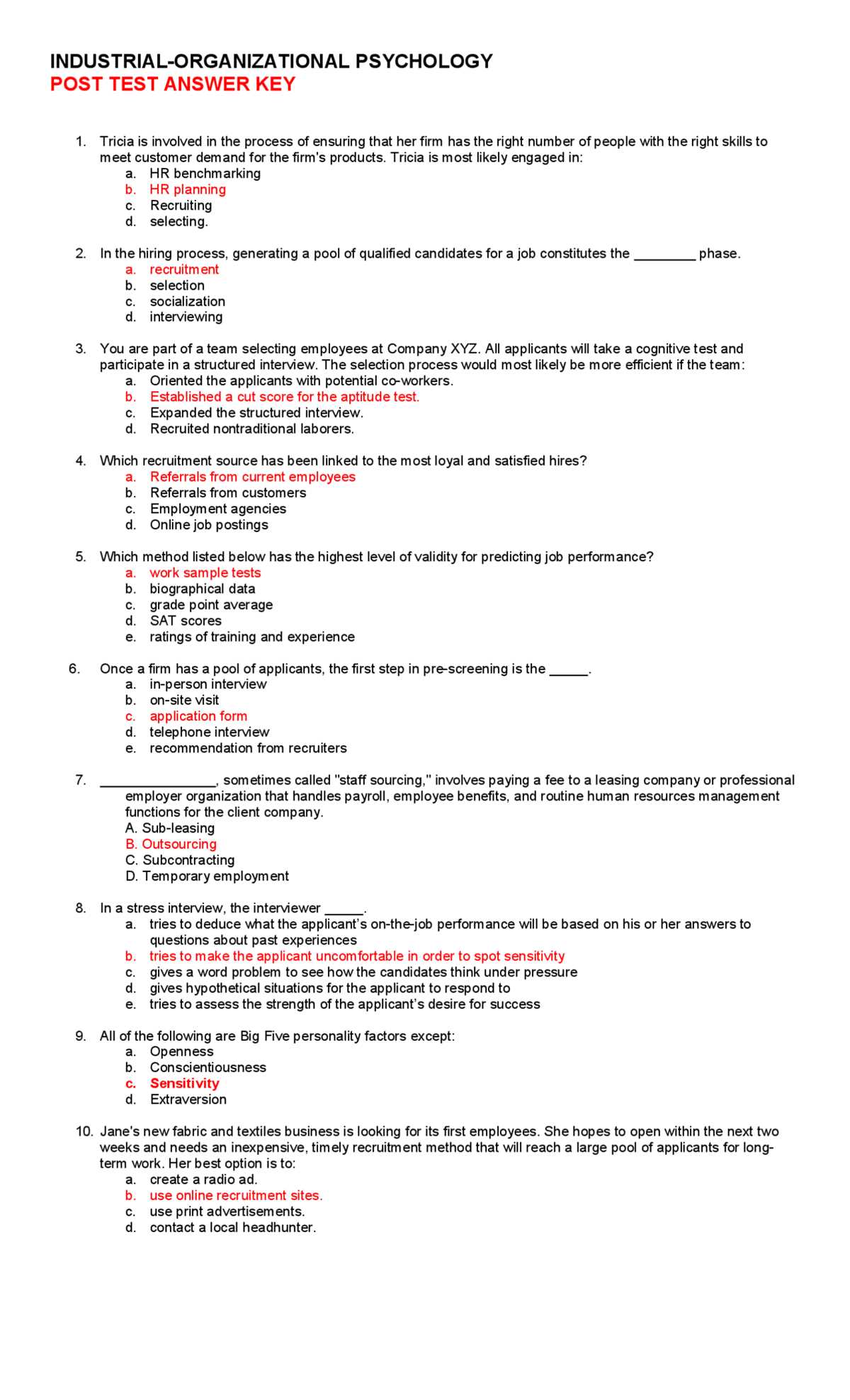 ilc answers to key questions