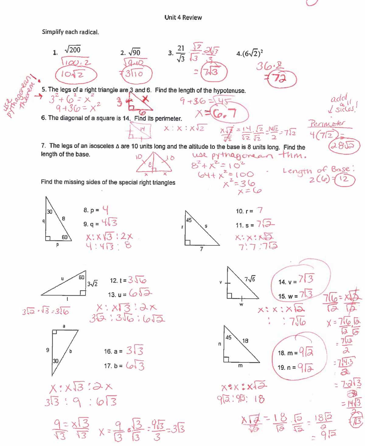 illustrative mathematics geometry unit 4 answer key