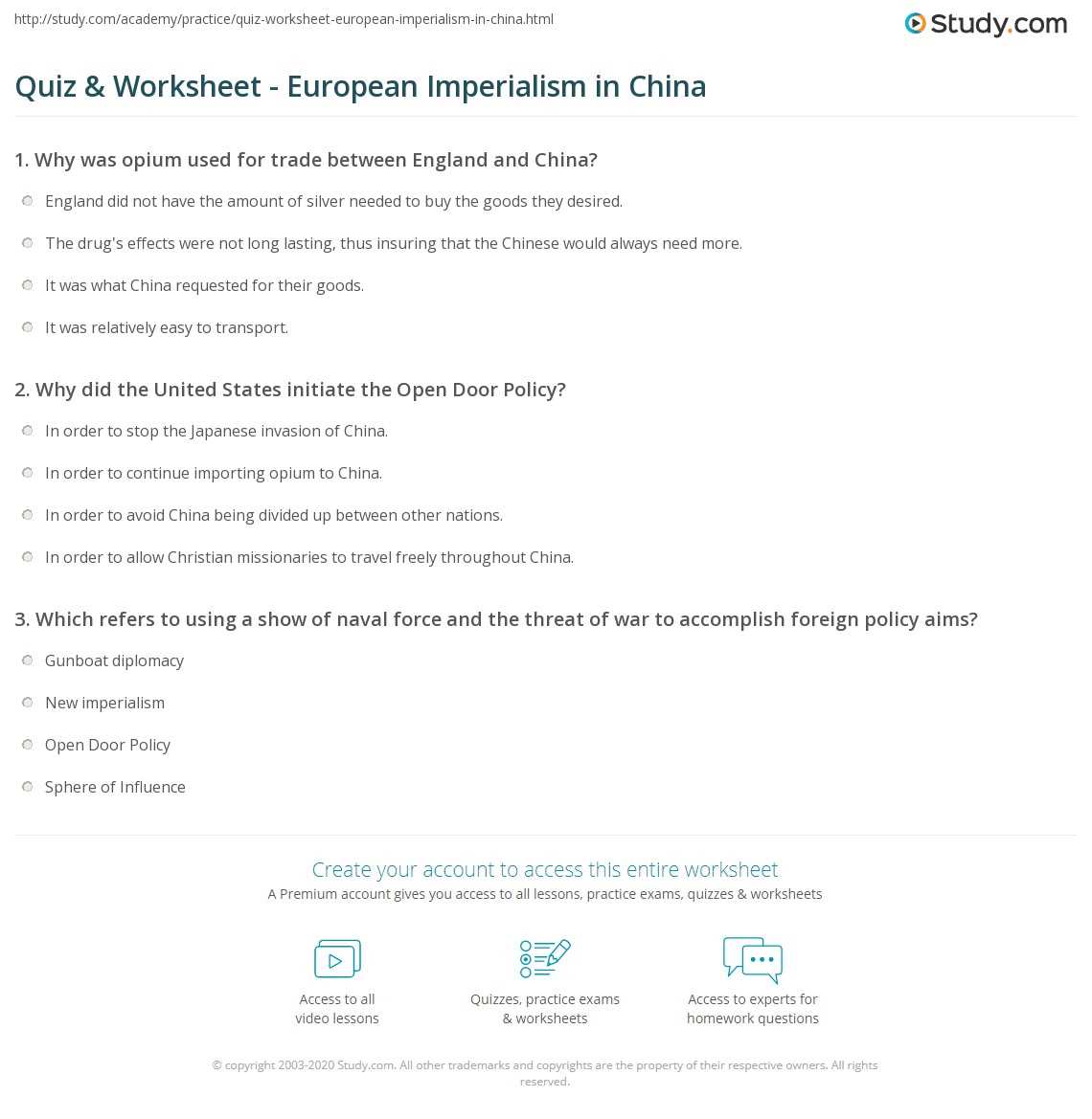 imperialism webquest answer key