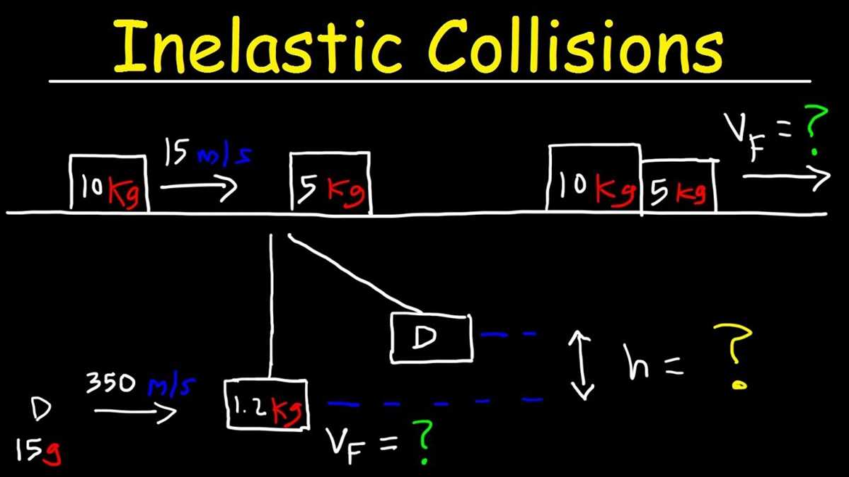 inelastic collision answer key