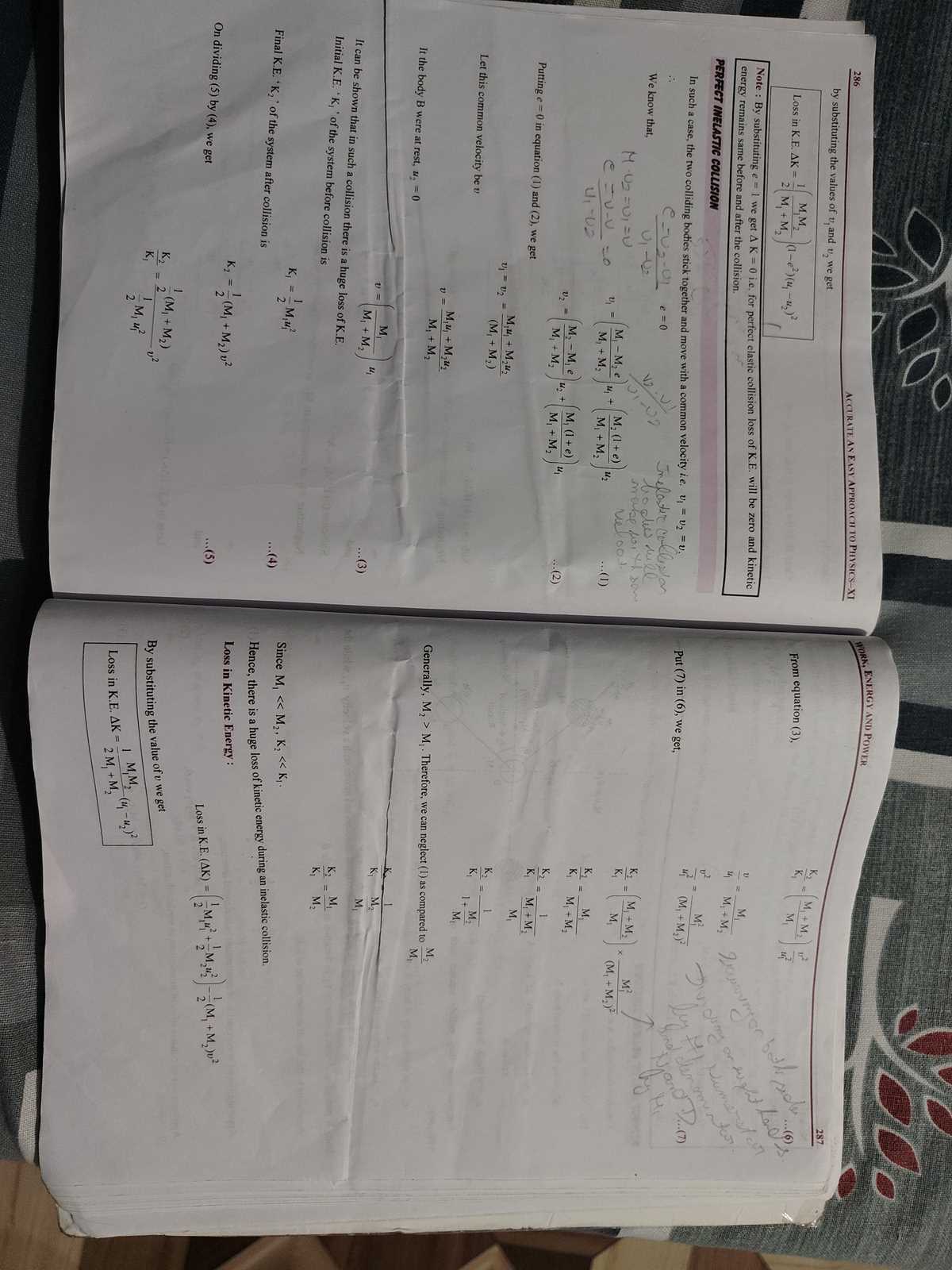 inelastic collision answer key