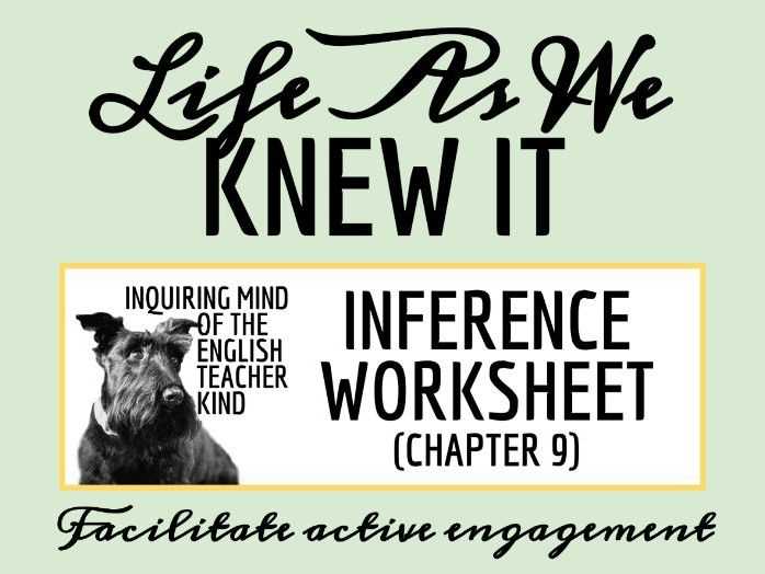 inferences worksheet 9 answers keys