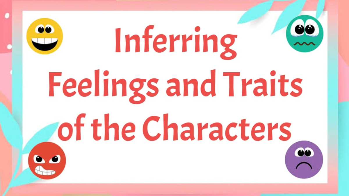 inferring character traits worksheets answer key