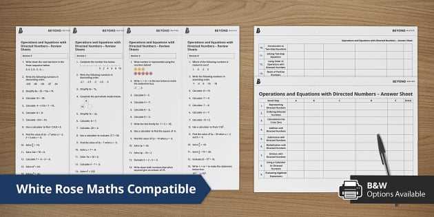 integars operations review answer key