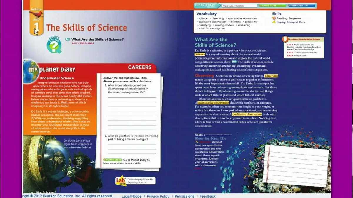 interactive reader and study guide physical science answer key