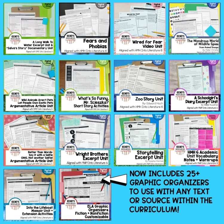 into literature grade 6 answer key
