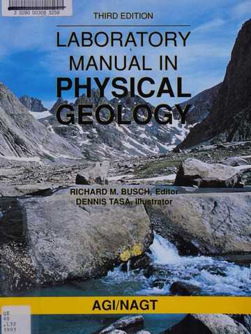 introductory physical geology laboratory manual for distance learning answer key