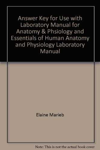 essentials of human anatomy and physiology laboratory manual answer key