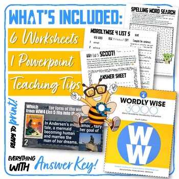 wordly wise book 5 lesson 6 answer key