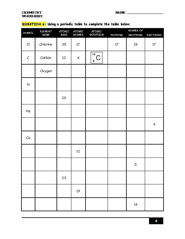 atomic structure and the periodic table study guide answer key