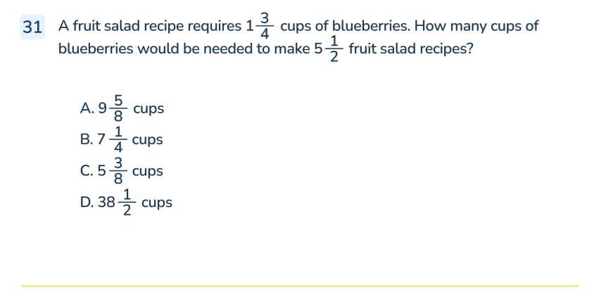 smarter balanced test prep 5th grade answer key