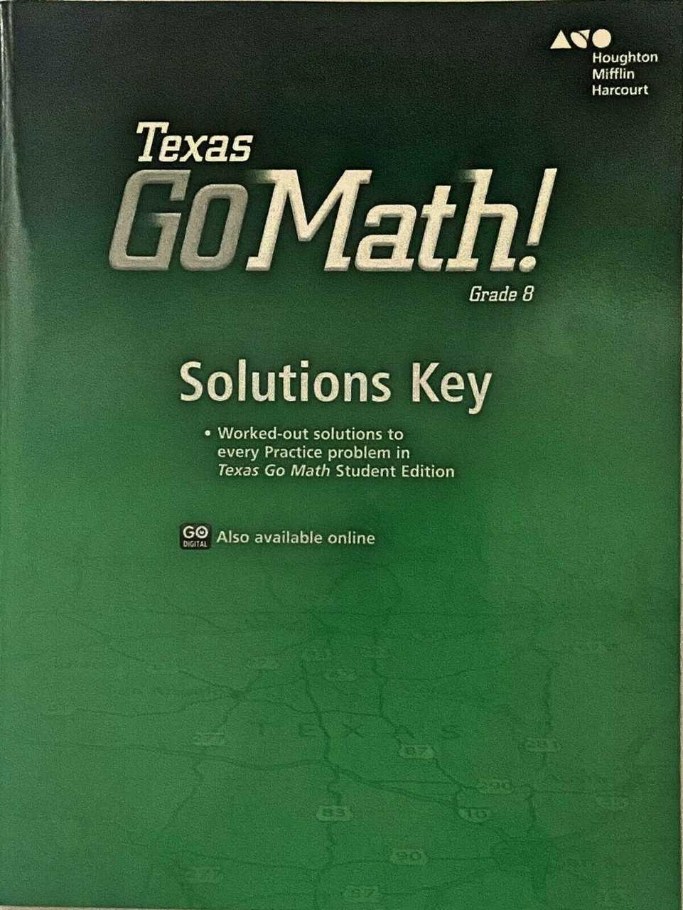 go math book 8th grade answer key