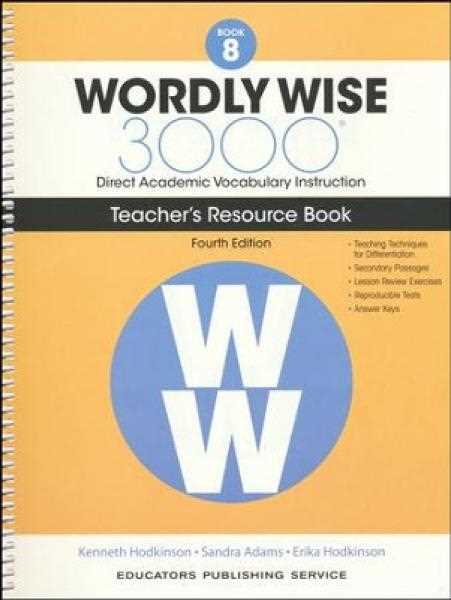 wordly wise book 7 lesson 5e answer key