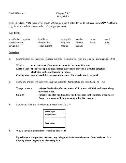 introduction to science answer key