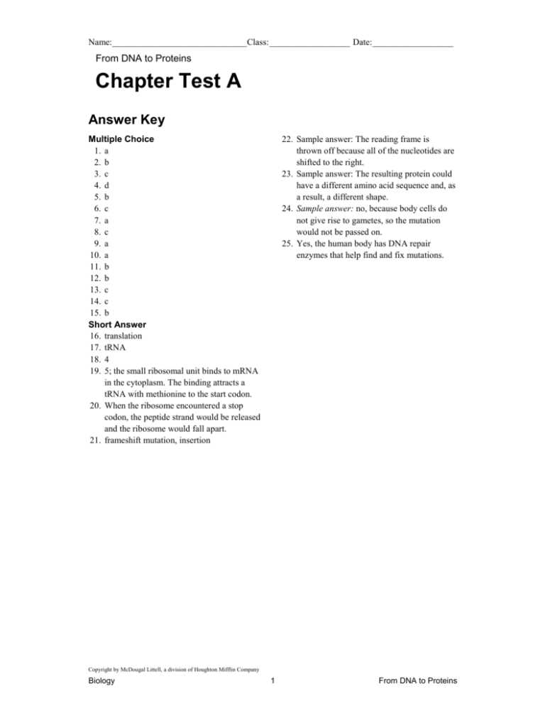 chapter 12 4 mutations answer key