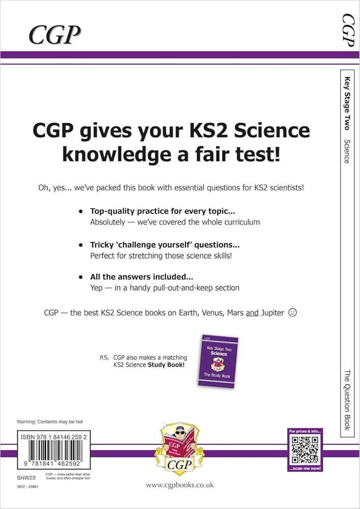 key stage 2 science question book answers