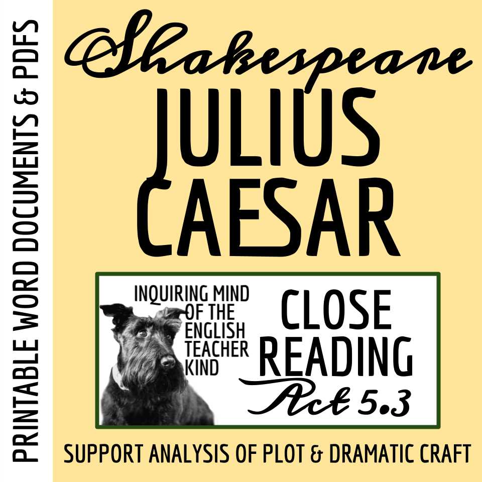 julius caesar literature guide answer key act 5 julius caesar literature guide answer key act 5