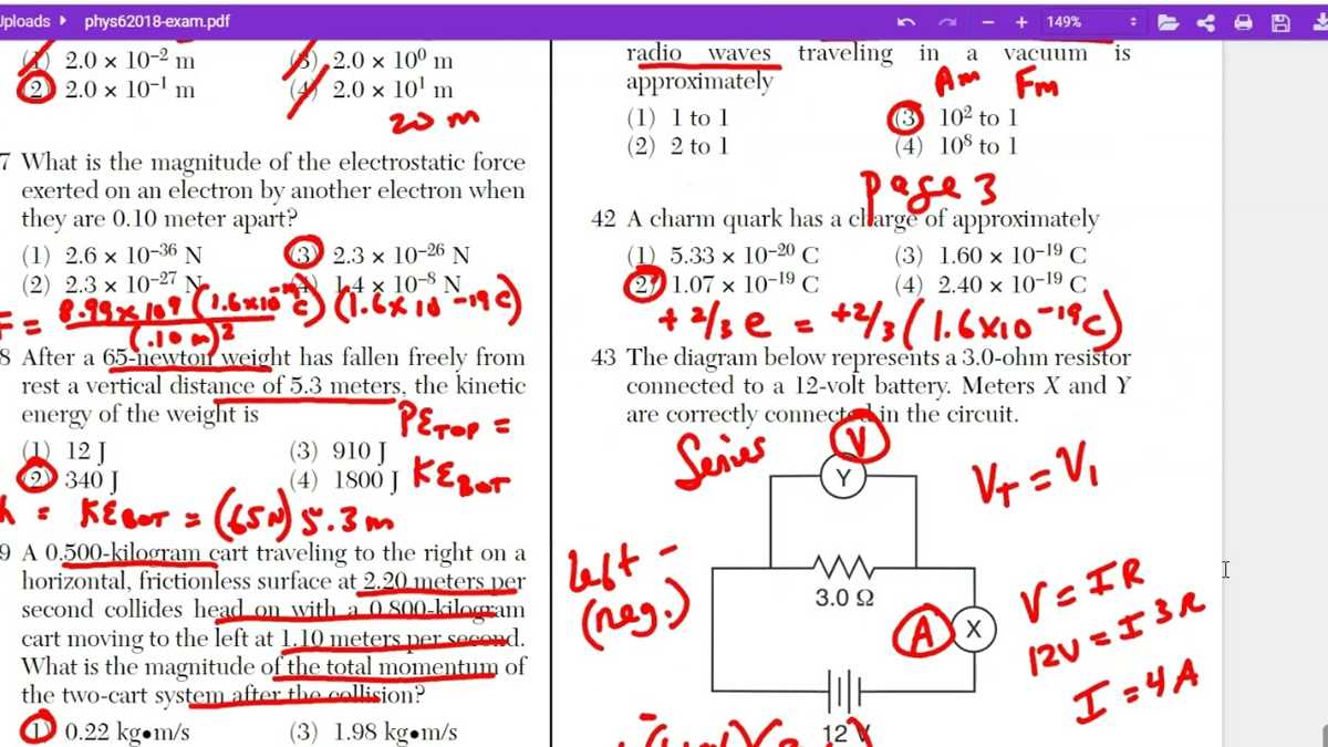 june 2019 physics regents answer key